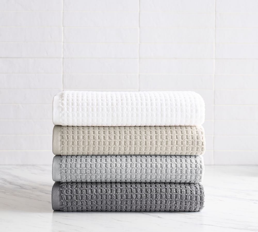 Buy Organic Terry Waffle Towels online | Pottery Barn Saudi Arabia