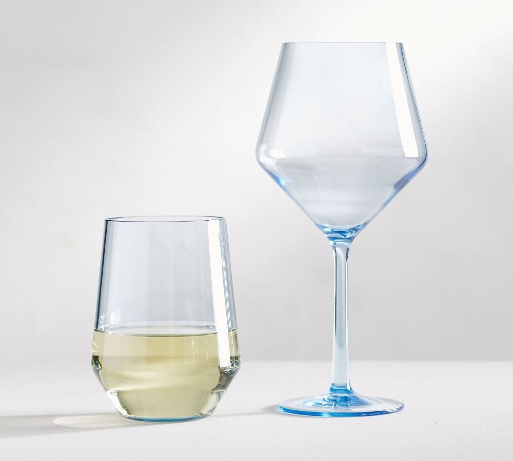 stemless acrylic margarita glasses